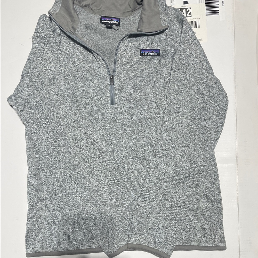 Patagonia Heather Gray Fleece Pullover